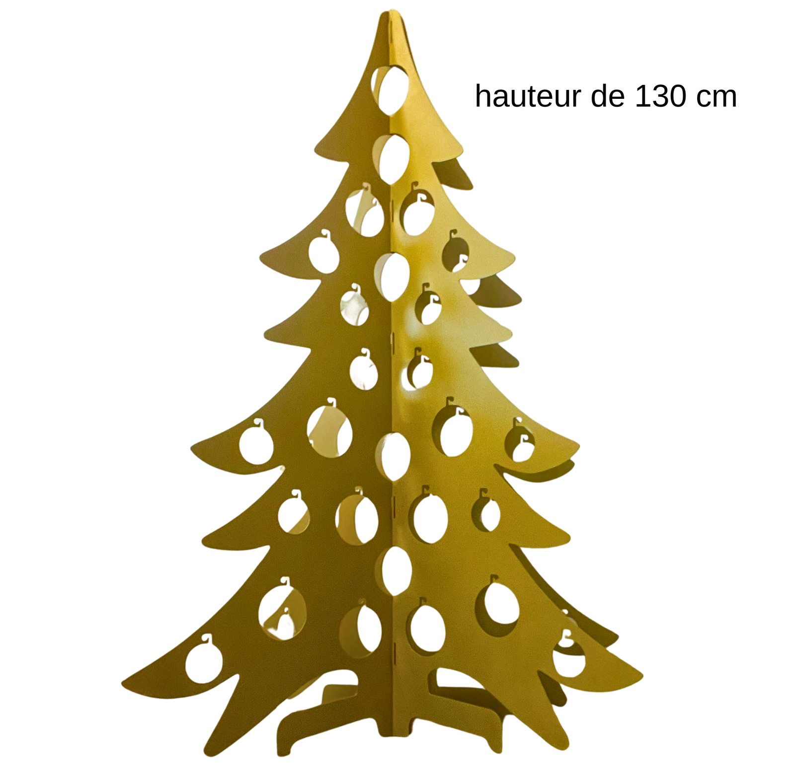 Sapin Contemporain Doré